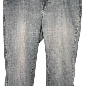 Faded Glory Black and Gray Denim Pants